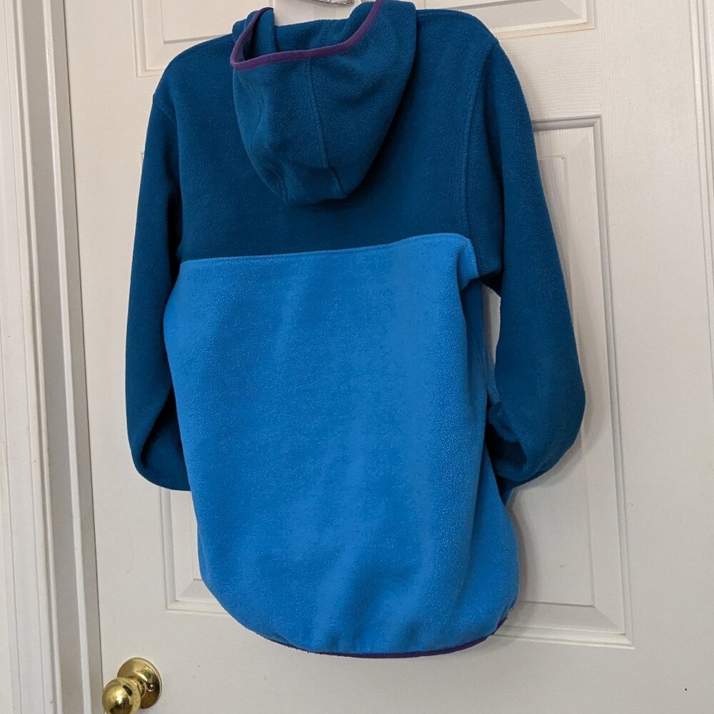 Patagonia Synchilla Snap T Hoodie Blue Purple Pullover Fleece Jacket Size Small - Picture 7 of 9